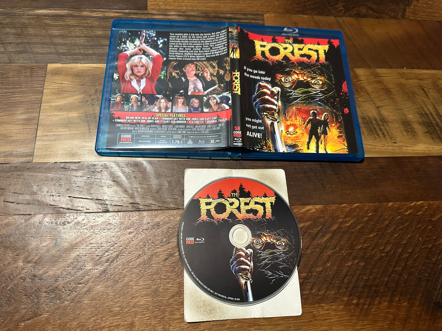 The Forest (Blu ray, Code Red, 80’s Horror Classic, Widescreen)