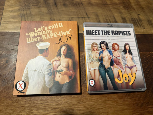 Joy Blu ray-Vinegar Syndrome Melusine-Slipcover-70’s Classic-