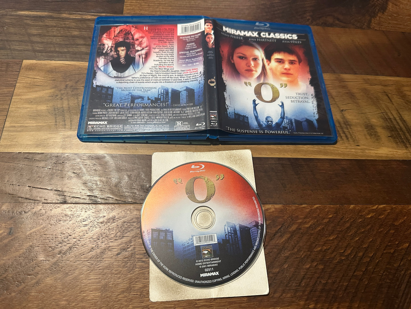 O Blu ray-Echo Bridge Entertainment-Julia Stiles Classic-Widescreen