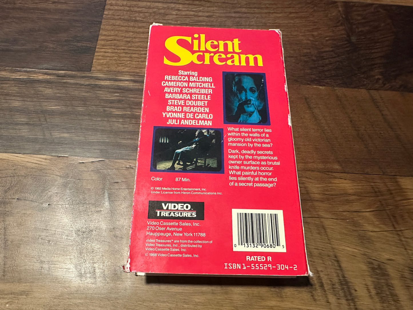 Silent Scream VHS-Video Treasures-80’s Horror Classic-Slipcover-