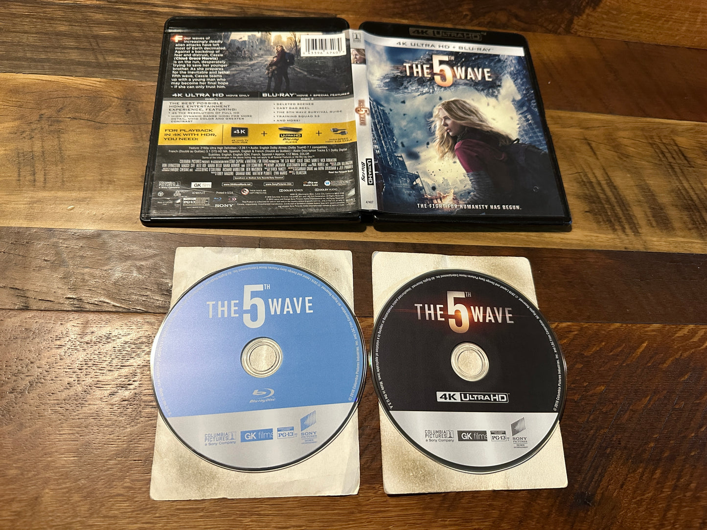The 5th Wave (4K Ultra HD/Blu ray, Sony Pictures, 2 Disc, No Digital)