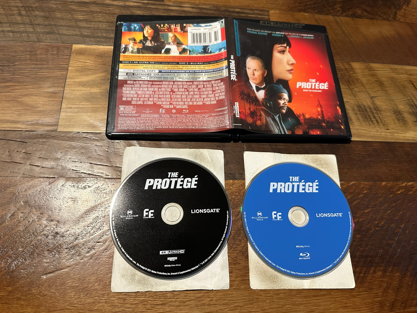 The Protege 4K Ultra HD/Blu ray, Lionsgate, Michael Keaton Classic, No Digital)