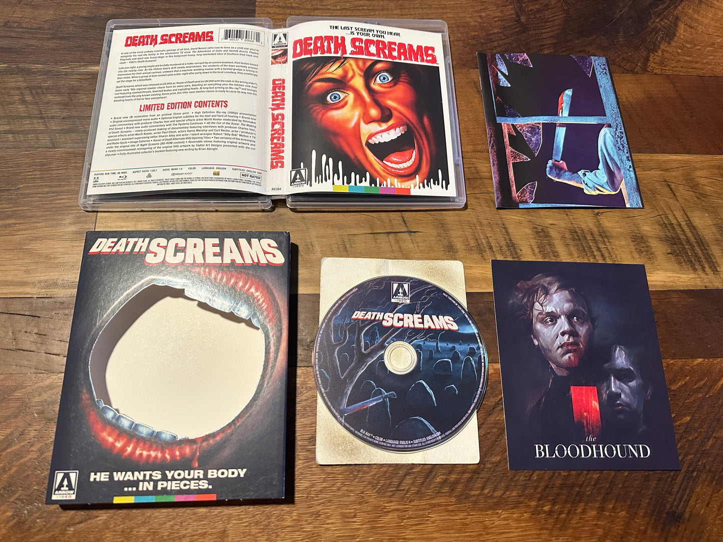 Death Screams (Blu ray, Arrow Video, Slipcover, Limited Edition, Booklet)
