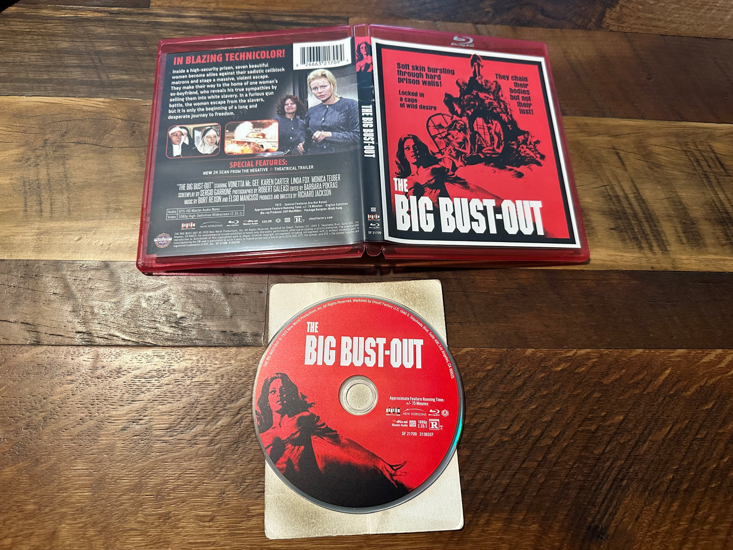The Big Bust-Out (Blu ray, Scream Factory, 70’s Classic, Widescreen)