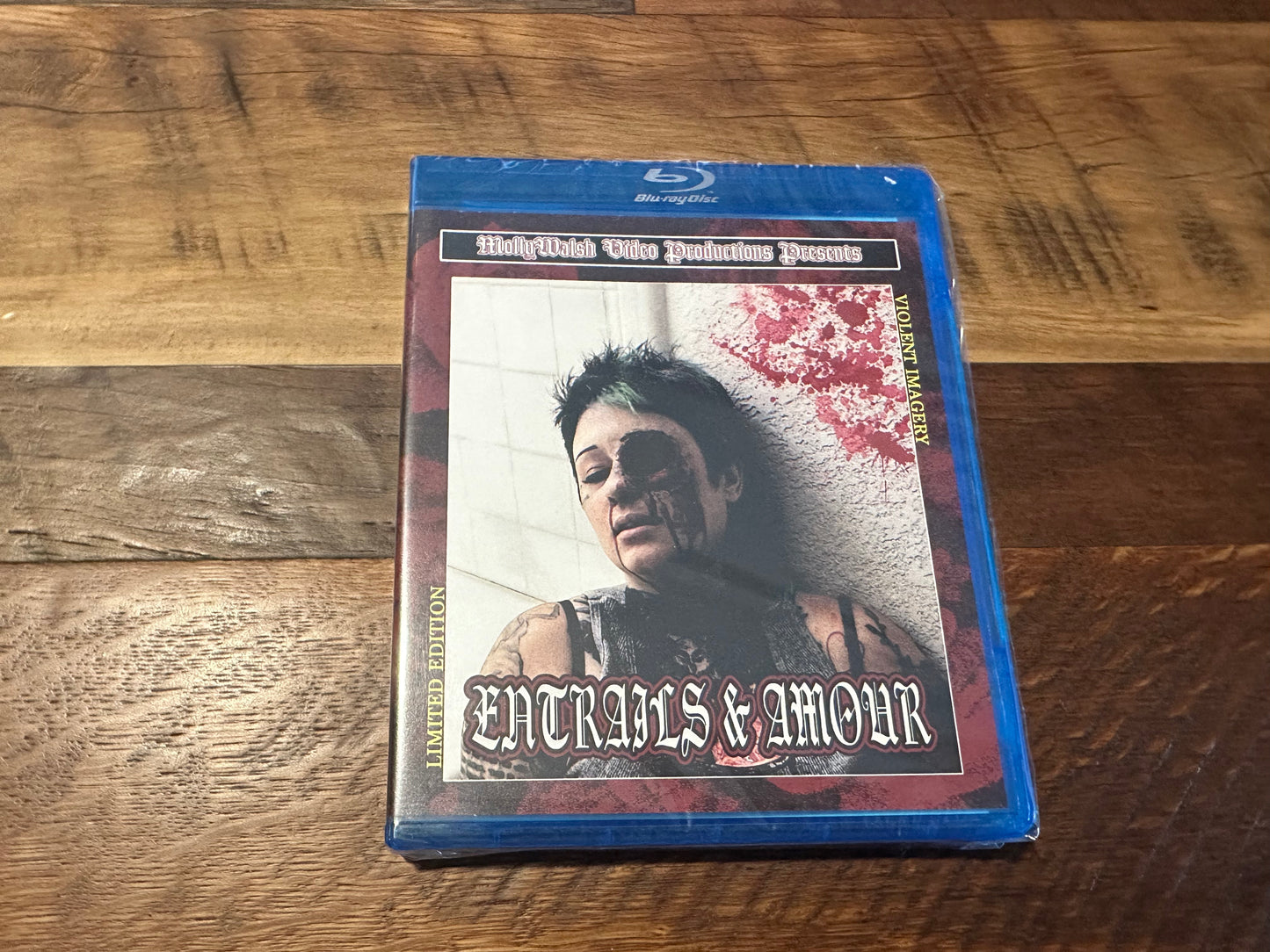 Entrails & Amour Blu ray-Molly Walsh Video-Limited Edition-NEW