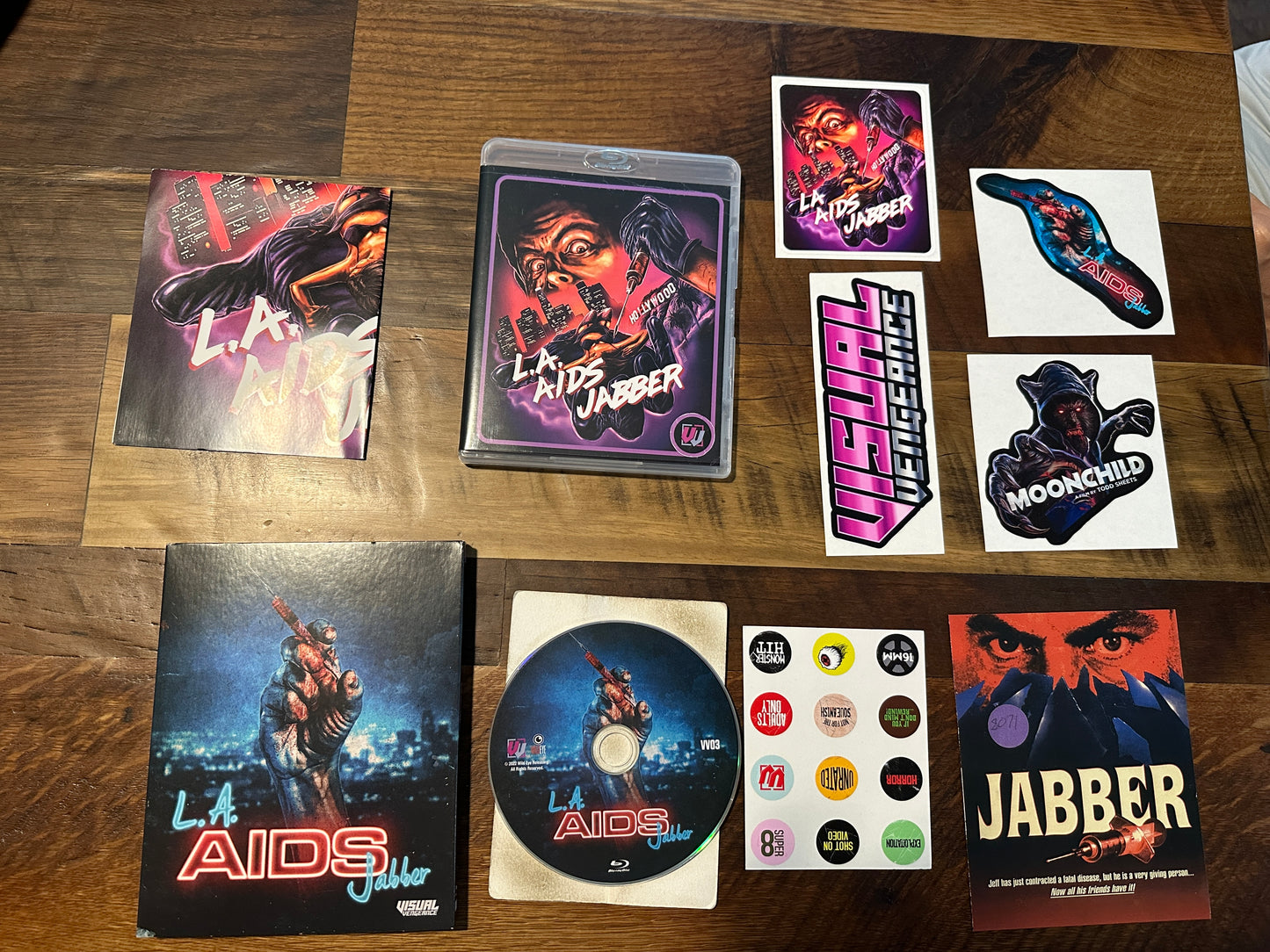 L.A. AIDS Jabber (Blu ray, Visual Vengeance, Slipcover, 90’s Classic)