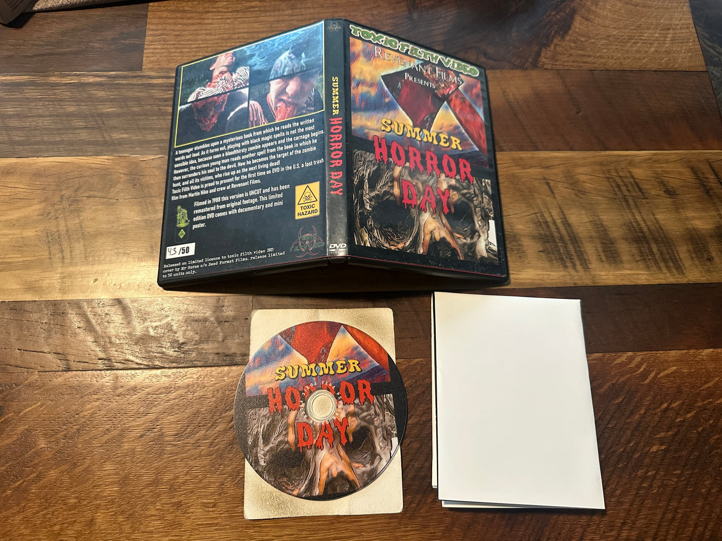 Summer Horror Day (DVD-R, Toxic Fifth Video, Limited Edition, 50 Made, Poster)