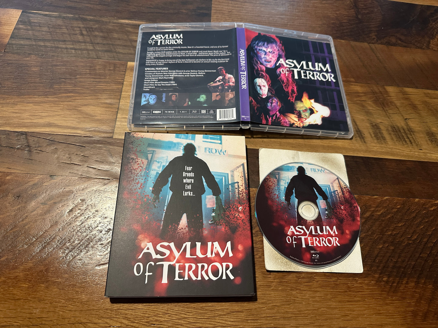 Asylum Of Terror (Blu ray, Vinegar Syndrome, Slipcover, Horror Classic)