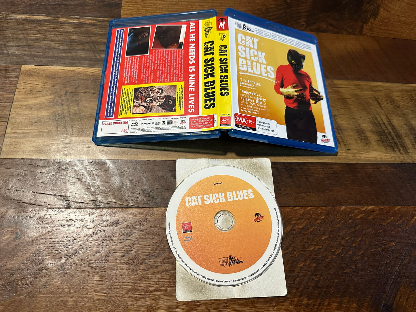 Cat Sick Blues (Blu ray, Monster Pictures, First Pressing Only 50 Made, Reg B)