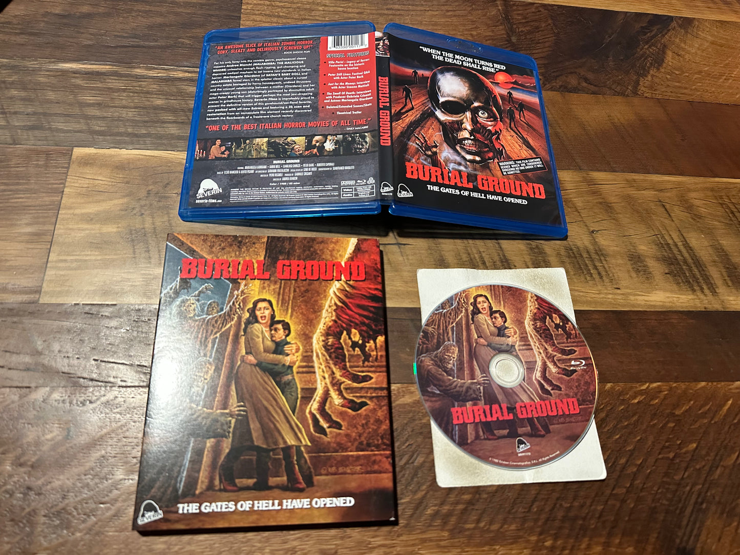 Burial Ground Blu ray-Severin Films-80’s Horror-Slipcover-Widescreen
