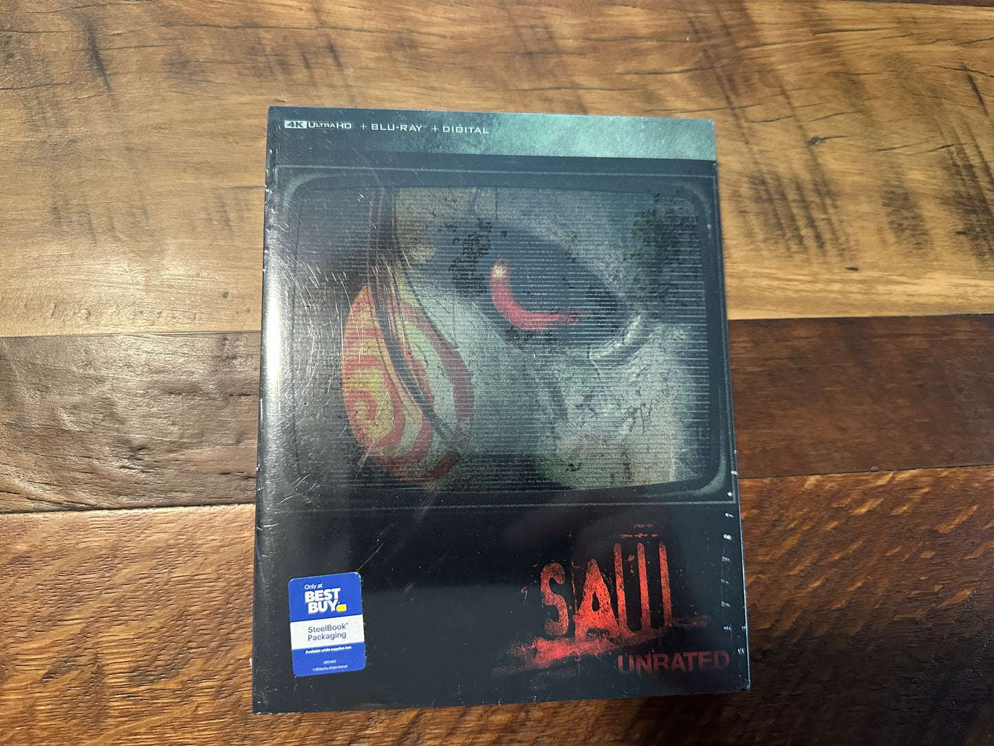 Saw (4K Ultra HD/Blu ray, Lionsgate, Steelbook, Slipcover, US Release, NEW)