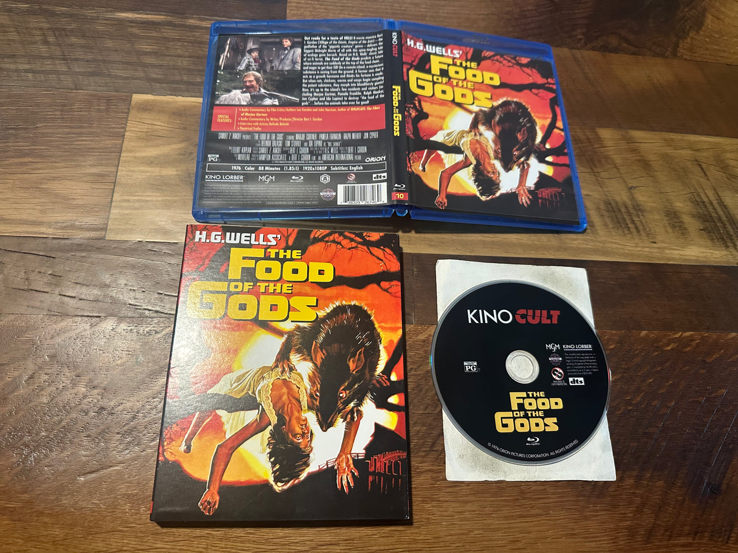 The Food Of The Gods Blu ray-Kino Lorber-Slipcover-70’s Horror Classic