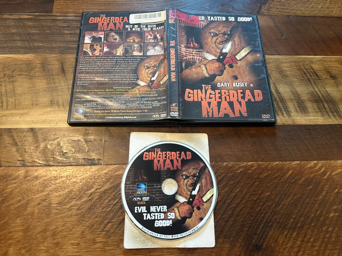 The Gingerdead Man (DVD, Full Moon, Gary Busey Horror Classic)