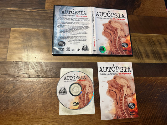 Autopsia DVD-R Very Rare Shockumentary-Obscure-HTF-