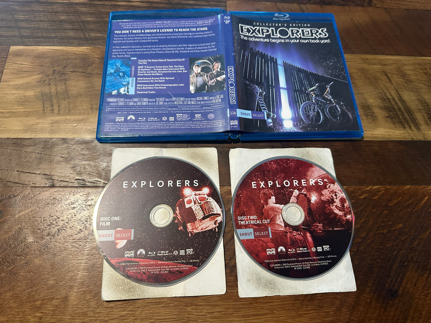 Explorers (Blu ray, Shout Select, Collector’s Edition, 80’s Classic)