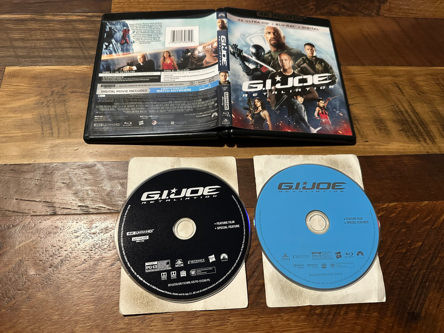 G. I. Joe Retaliation 4K Ultra HD/Blu ray, Paramount, 2 Disc, NEW/Sealed)