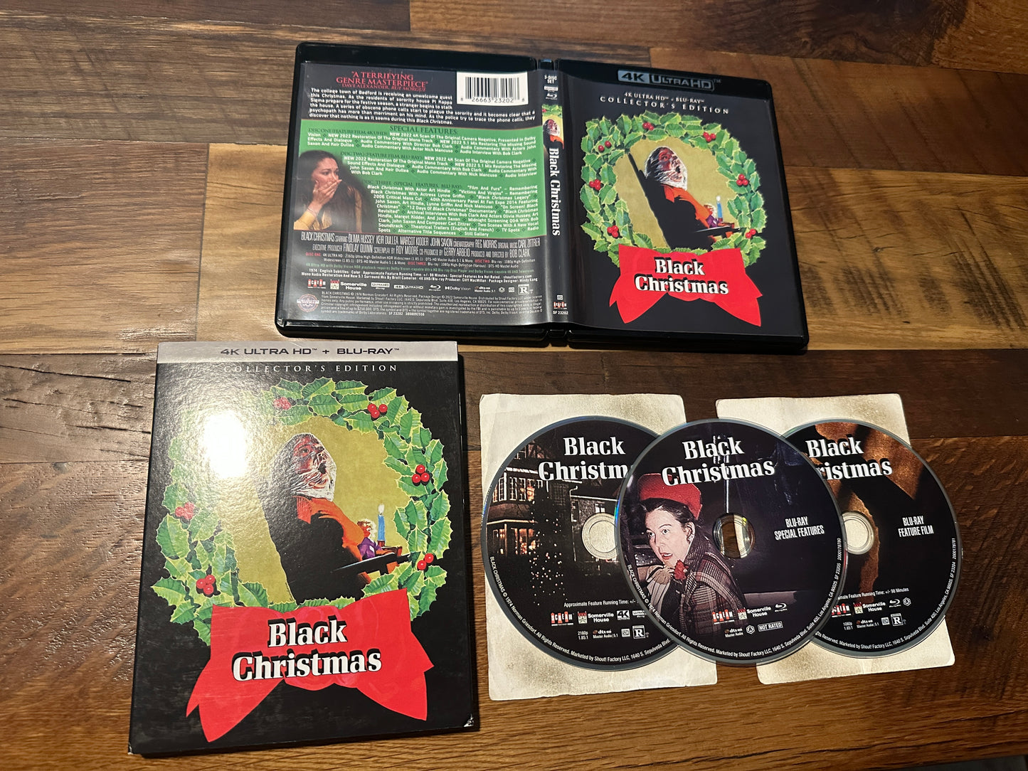 Black Christmas (4K Ultra HD/Blu ray, Scream Factory, Slipcover, 3 Disc)