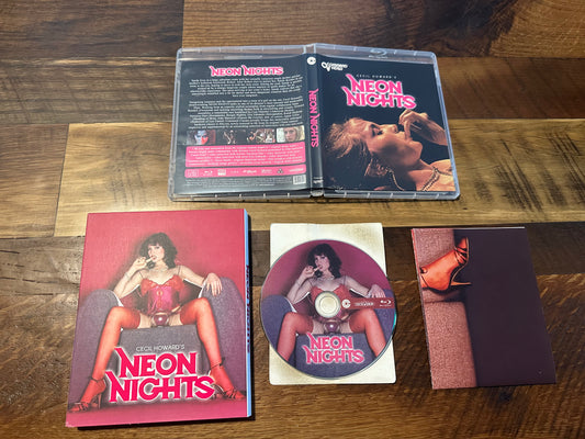 Neon Nights Blu ray-Vinegar Syndrome Melusine-Cecil Howard’s Classic-Slipcover-