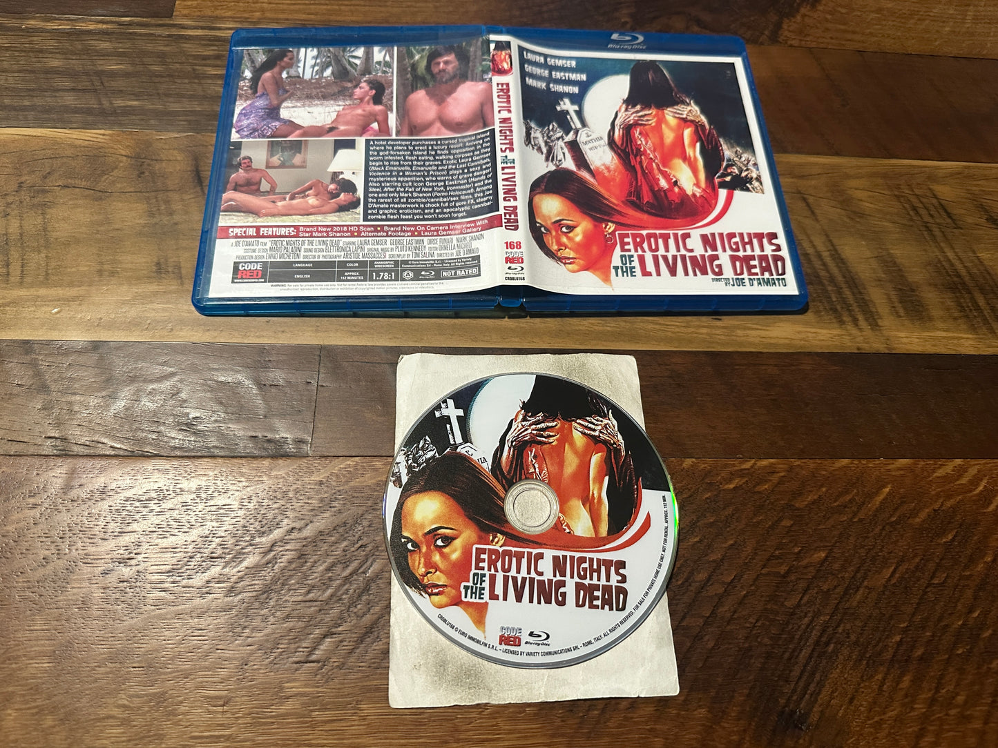 Erotic Nights of the Living Dead (Blu ray, Code Red, HD Scan, Laura Genser)