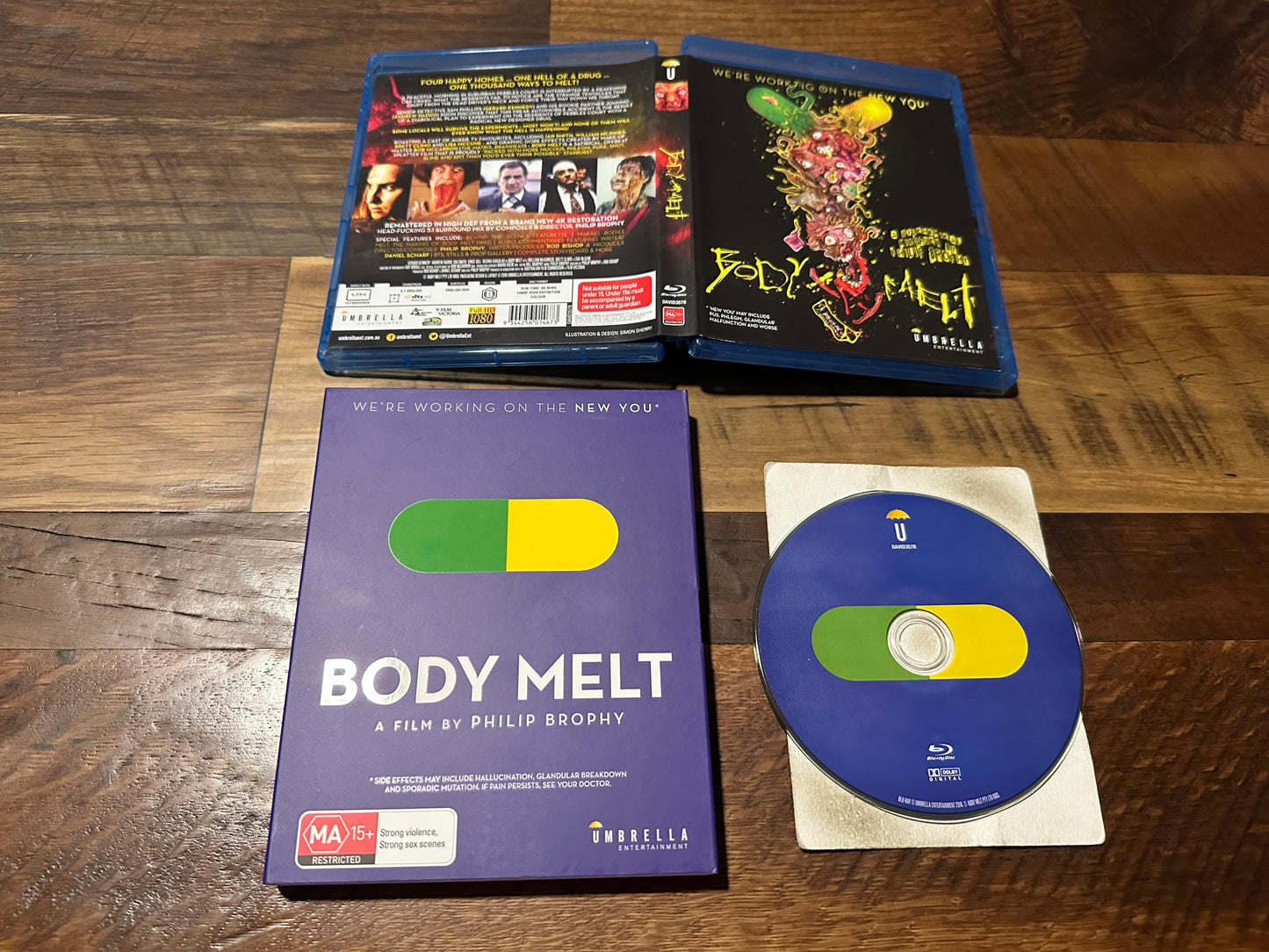 Body Melt (Blu ray, Umbrella Entertainment, Slipcover, Region B)