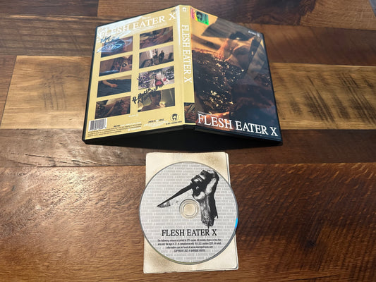 Flesh Eater X DVD-Baroque House-500 Made-Official Release-OOP-Signed X3-