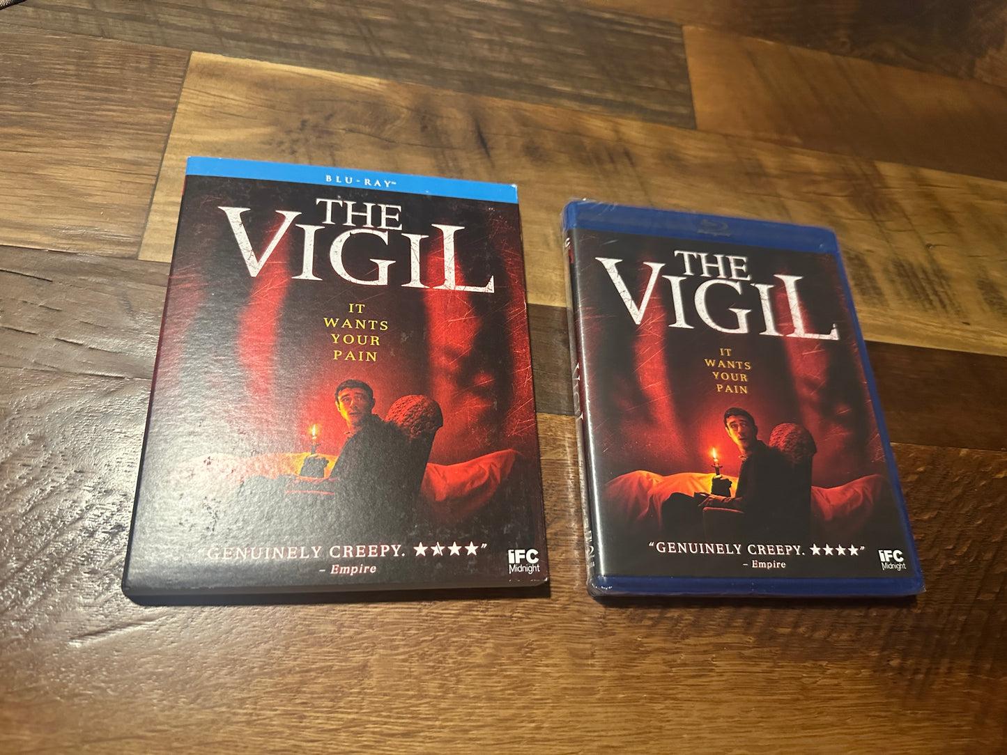 The Vigil (Blu ray, Scream Factory, Rare Slipcover, It Wants Your Pain, NEW)