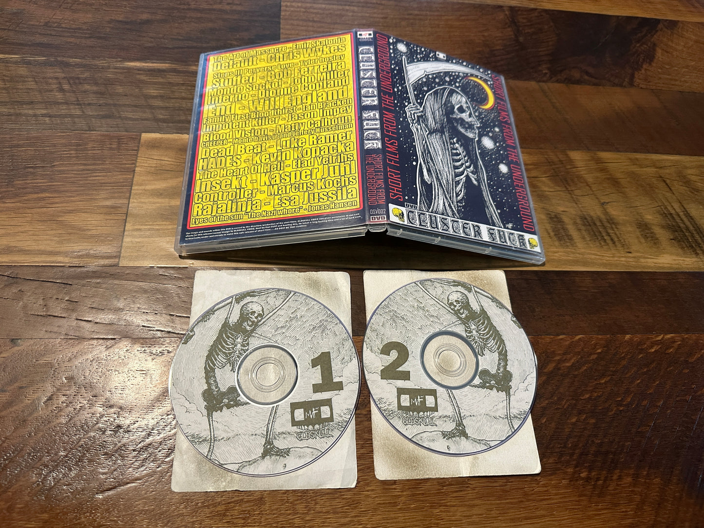 Cluster Fuck Short Films From The Underground (DVD-R, Oldskull Video, Rare)