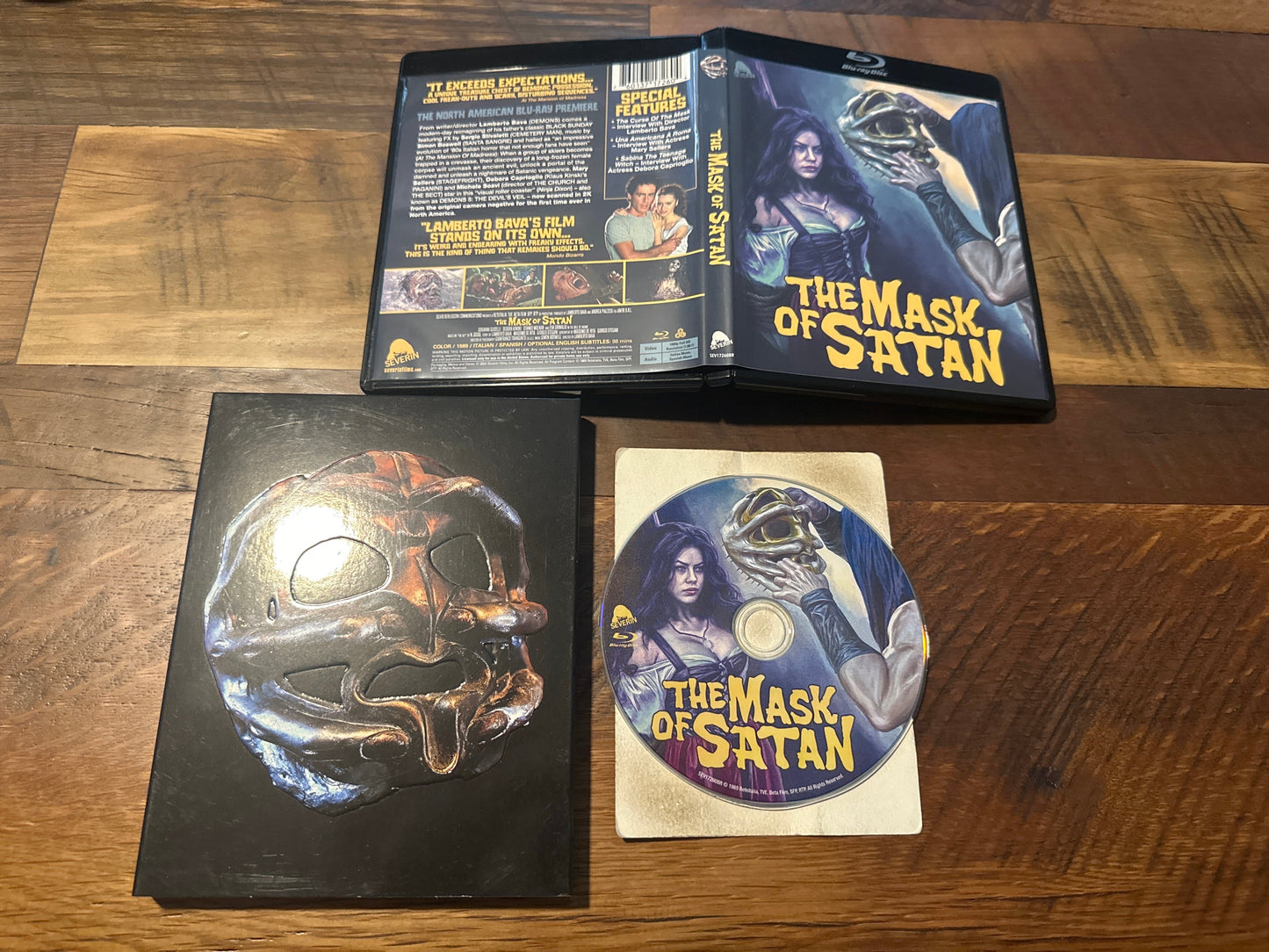 The Mask Of Satan Blu ray-Severin Films-Slipcover-80’s Horror-