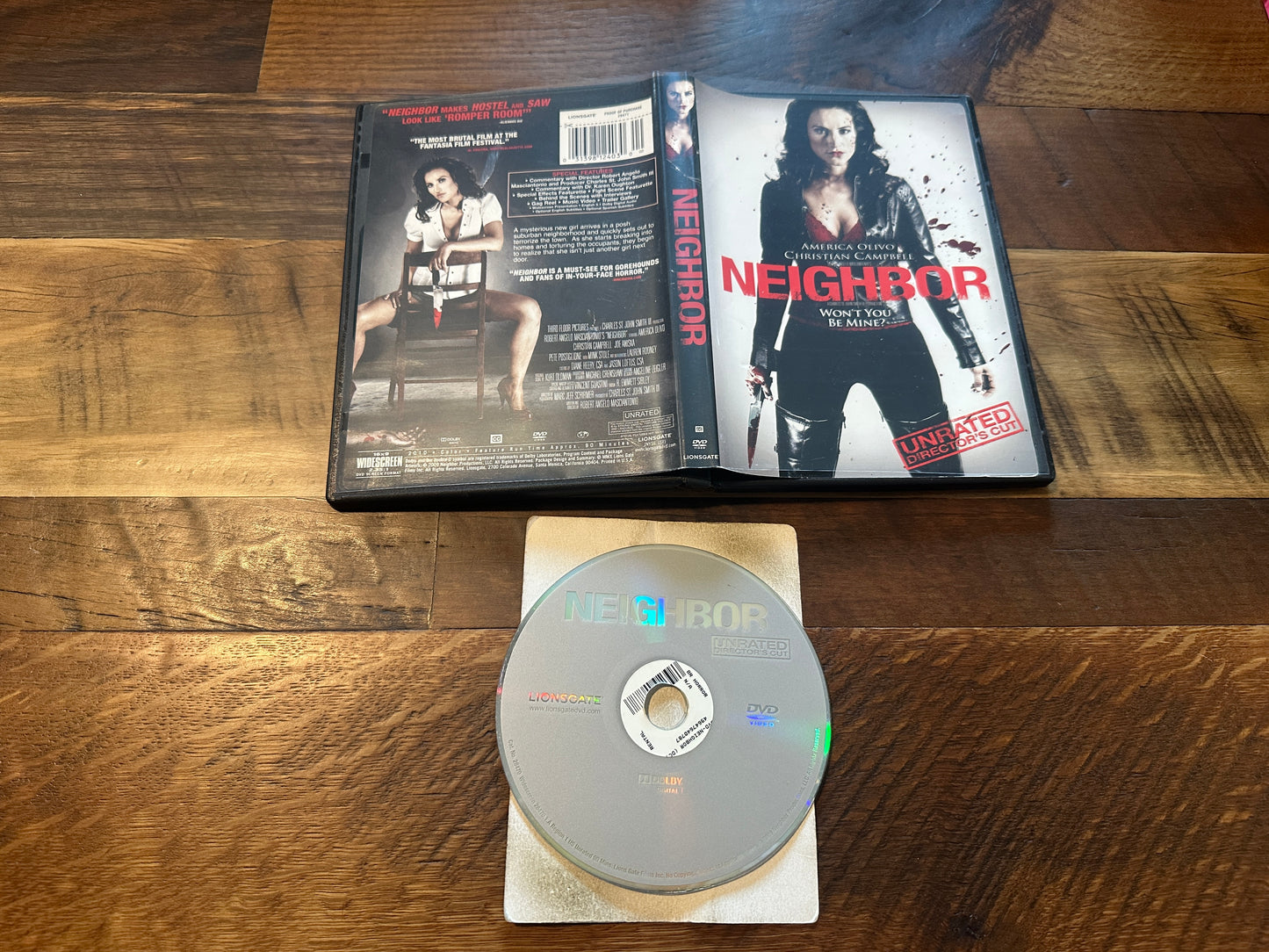 Neighbor 2010 (DVD, Lionsgate, Director’s Cut, America Olivo Classic)