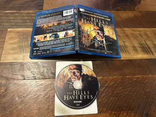 The Hills Have Eyes 1977 Blu ray-Michael Berryman Signed-Midnight Madness