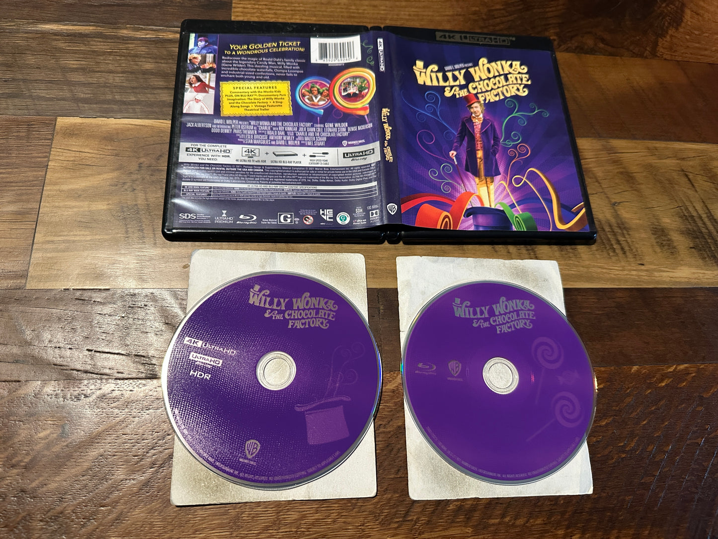 Willy Wonka & The Chocolate Factory (4K Ultra HD/Blu ray, Warner Bros)