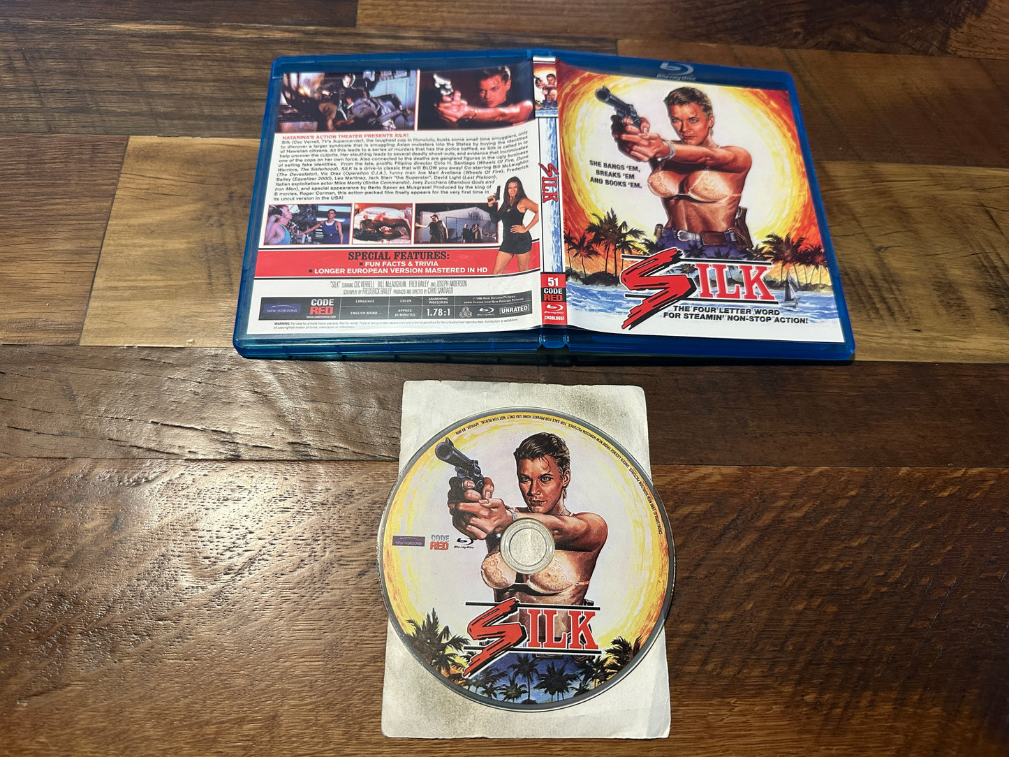 Silk (Blu ray, Code Red, 80’s Classic, Widescreen)