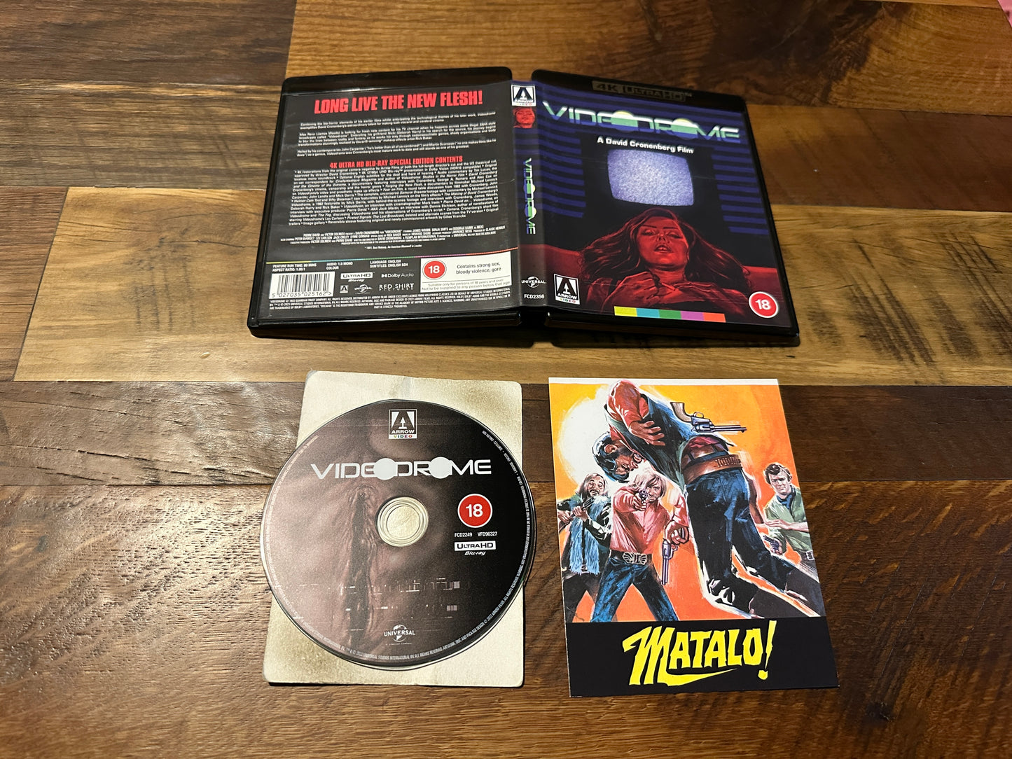 Videodrome (4K Ultra HD, Arrow Video, Special Edition, David Cronenberg)