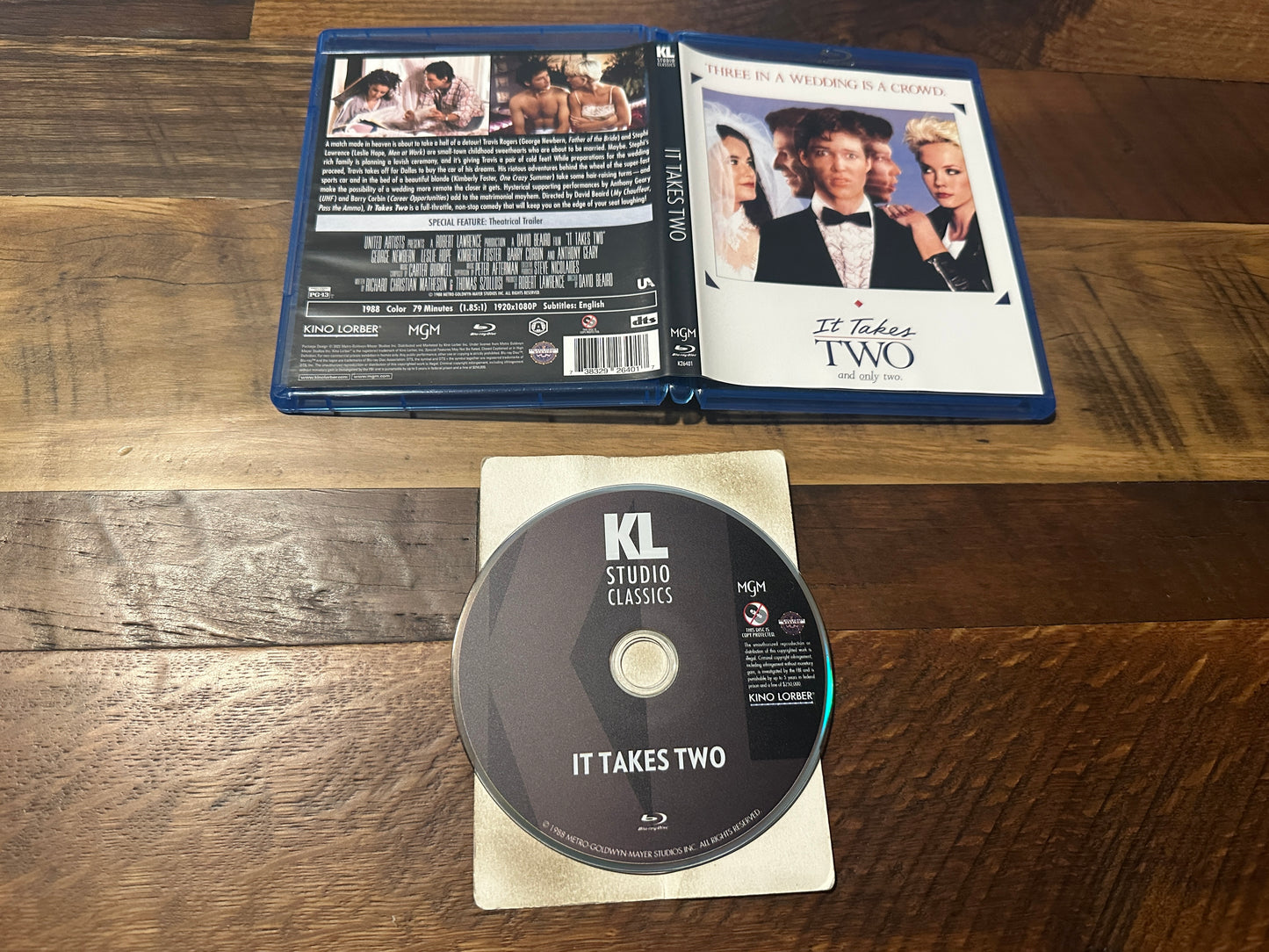 It Takes Two Blu ray-Kino Lorber-80’s Classic-Widescreen-