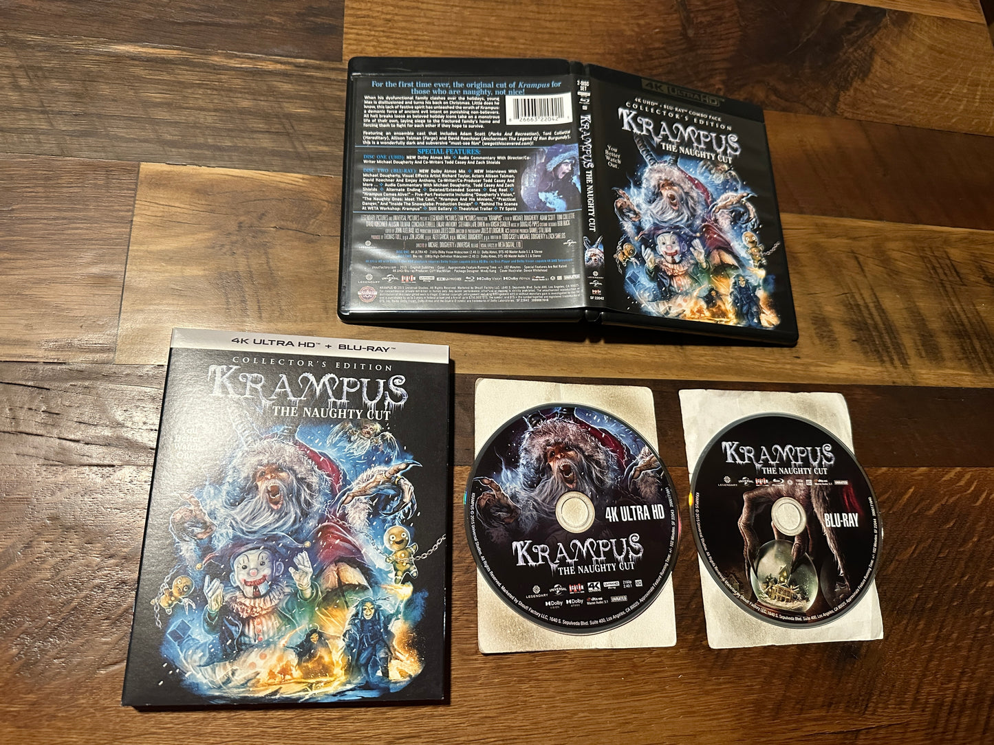 Krampus (4K Ultra HD/Blu ray, The Naughty Cut, Collector’s Ed, Slipcover)