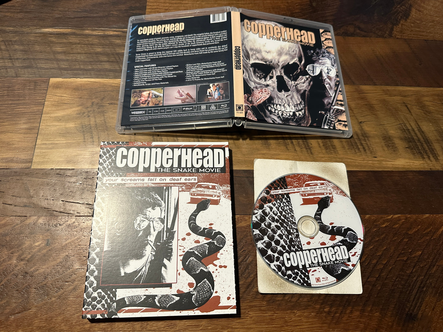 Copperhead The Snake Movie Blu ray-Terror Vision-Slipcover-80’s Classic