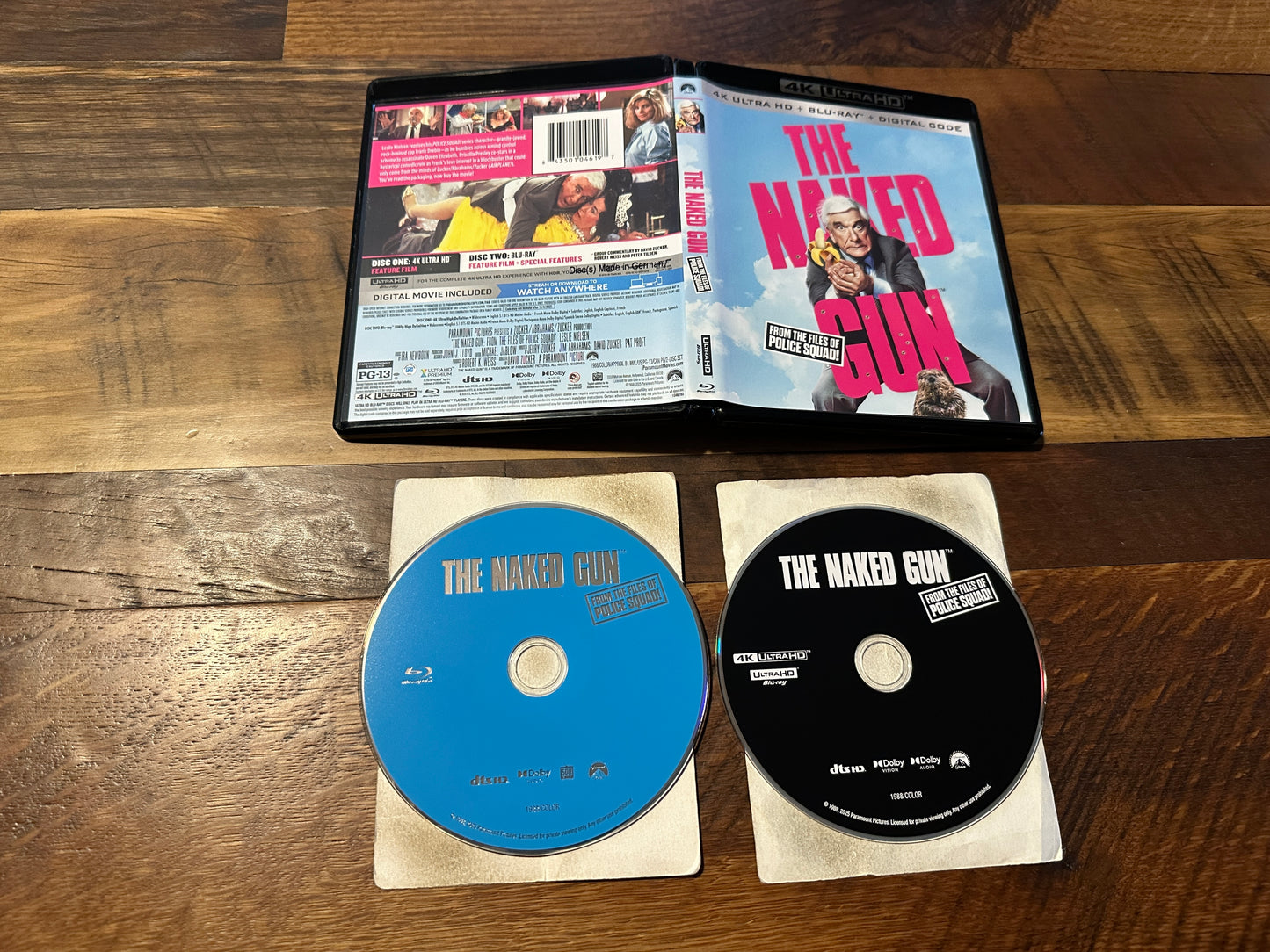 The Naked Gun 1988 (4K Ultra HD/Blu ray, Paramount, 2 Disc, No Digital)