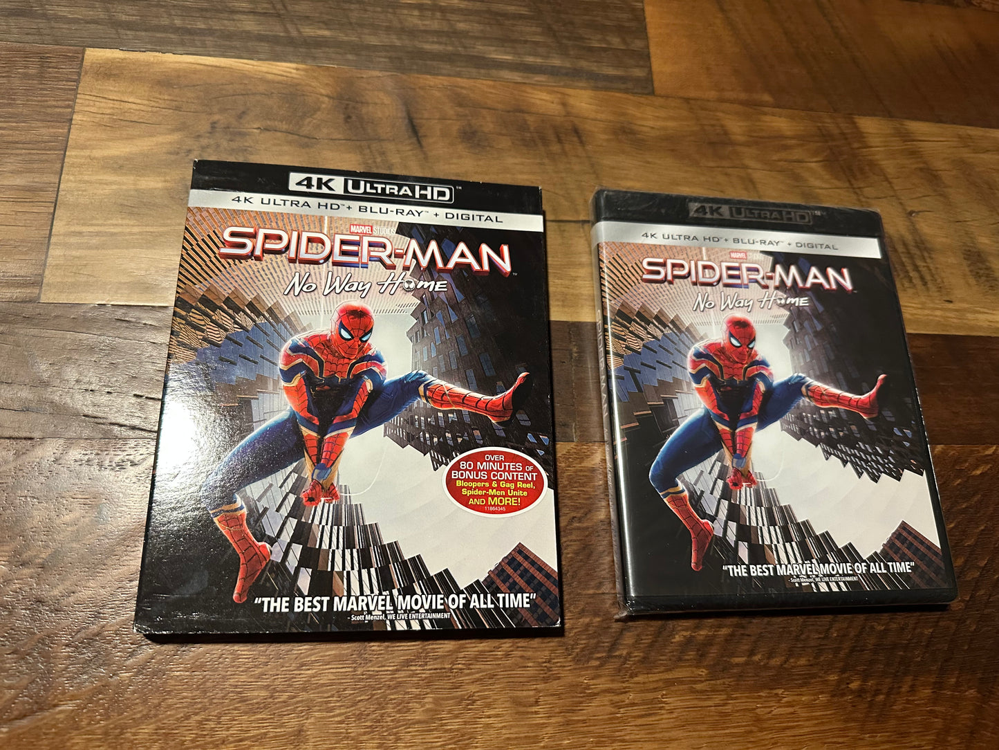 Spider-Man No Way Home 4K Ultra HD/Blu ray-Sony Pictures-Slipcover-NEW