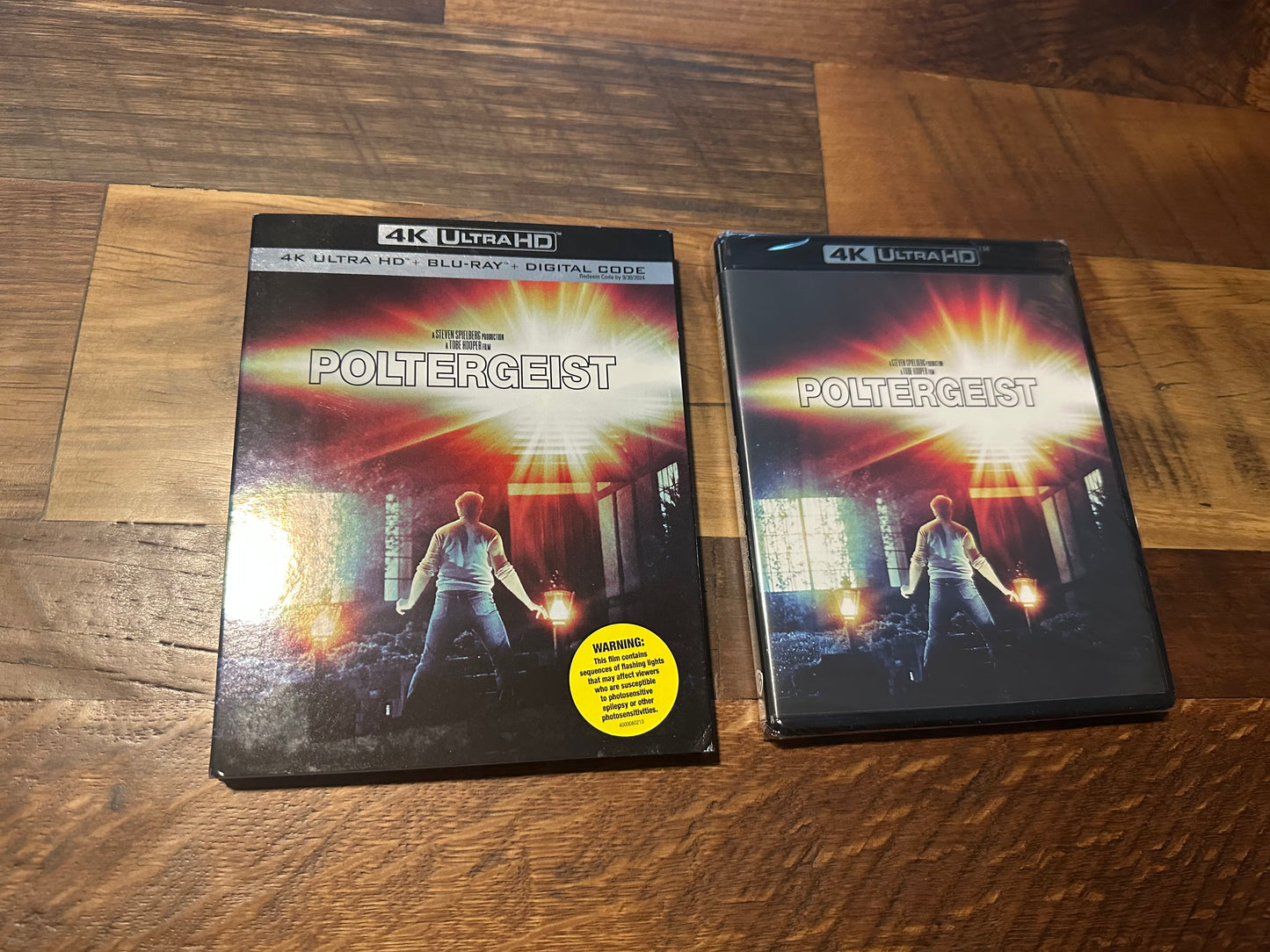Poltergeist 4K Ultra HD/Blu ray-Warner Bros-80’s Horror-Slipcover-NEW