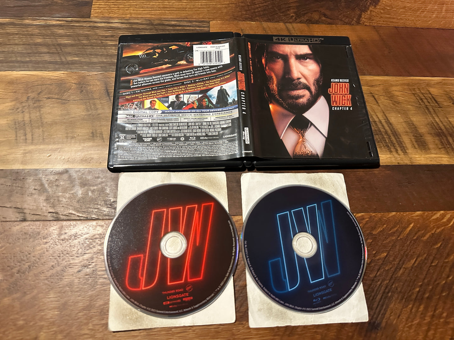 John Wick Chapter (4K Ultra HD/Blu ray, Lionsgate, Widescreen, No Digital)