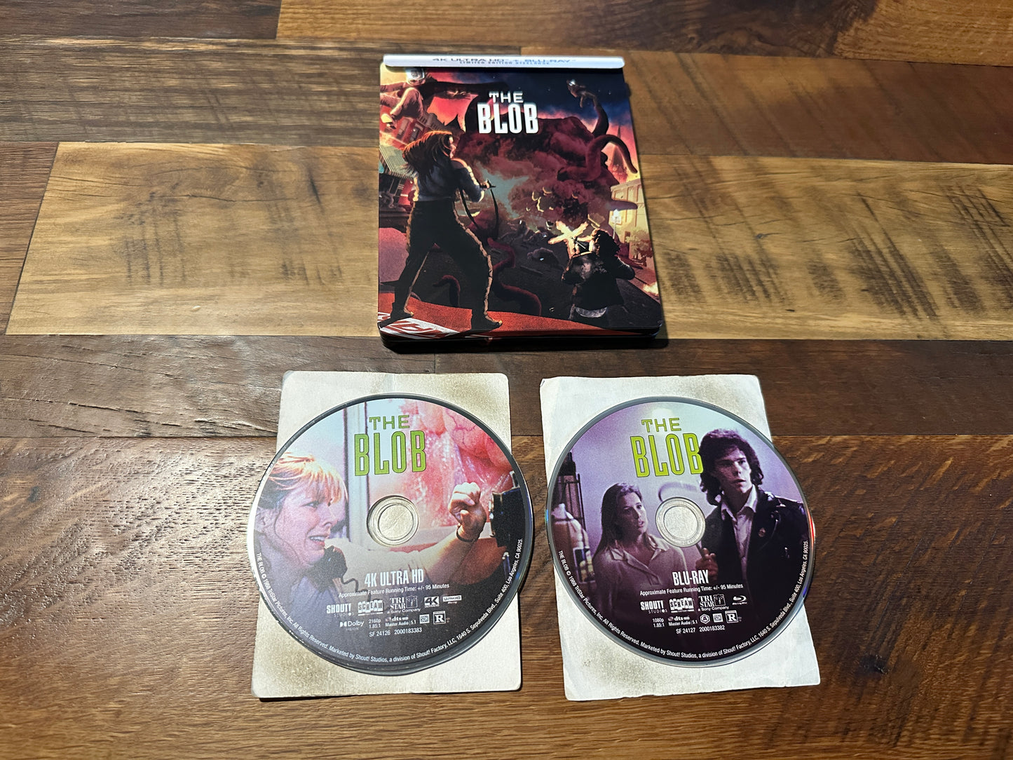 The Blob (4K Ultra HD/Blu ray, Scream Factory, Steelbook, Limited Ed)