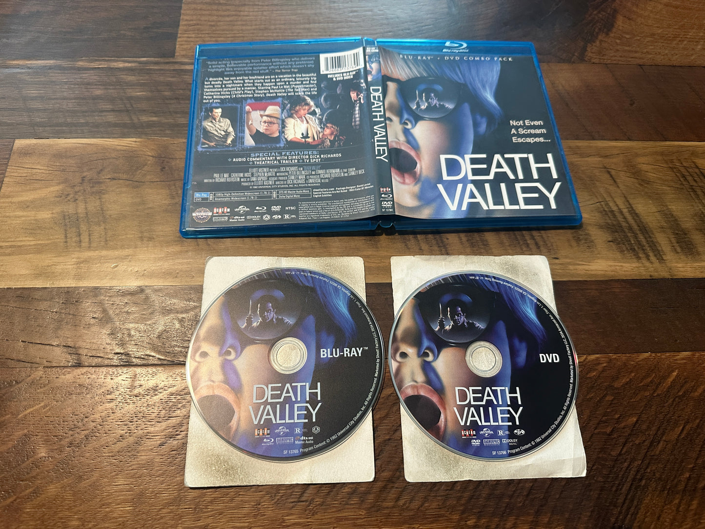 Death Valley (Blu ray/DVD, Scream Factory, 2 Disc, 80’s Horror Classic)