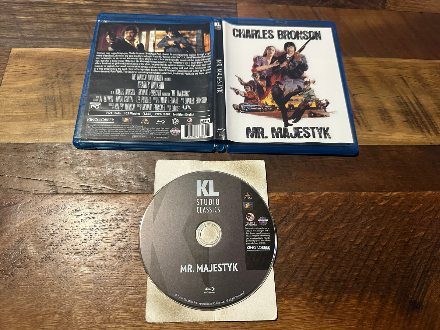Mr. Majestyk (Blu ray, Kino Lorber, 70’s Charles Bronson, Widescreen)
