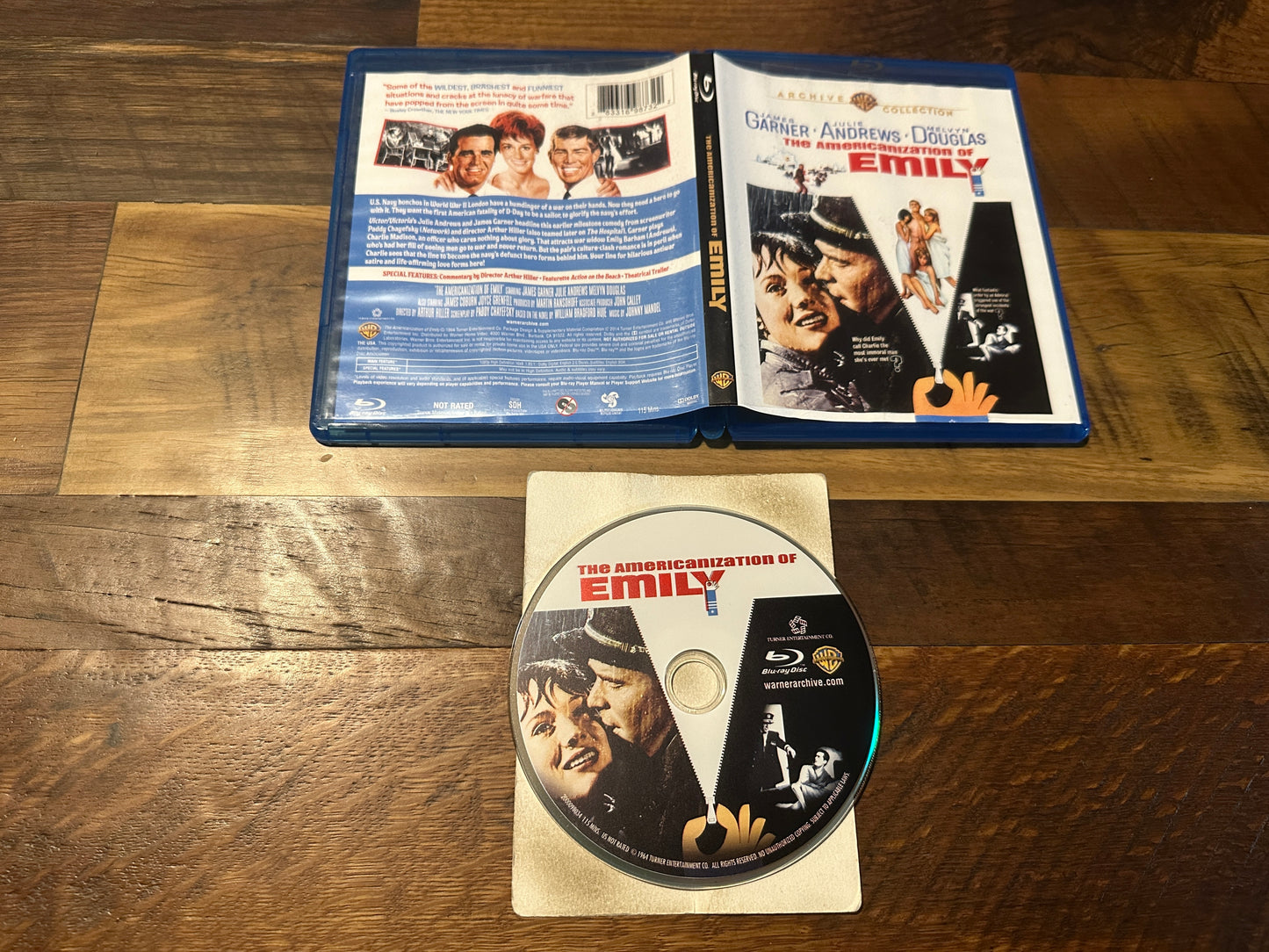 The Americanization Of Emily (Blu ray, WB Archive Collection, Julie Andrews)
