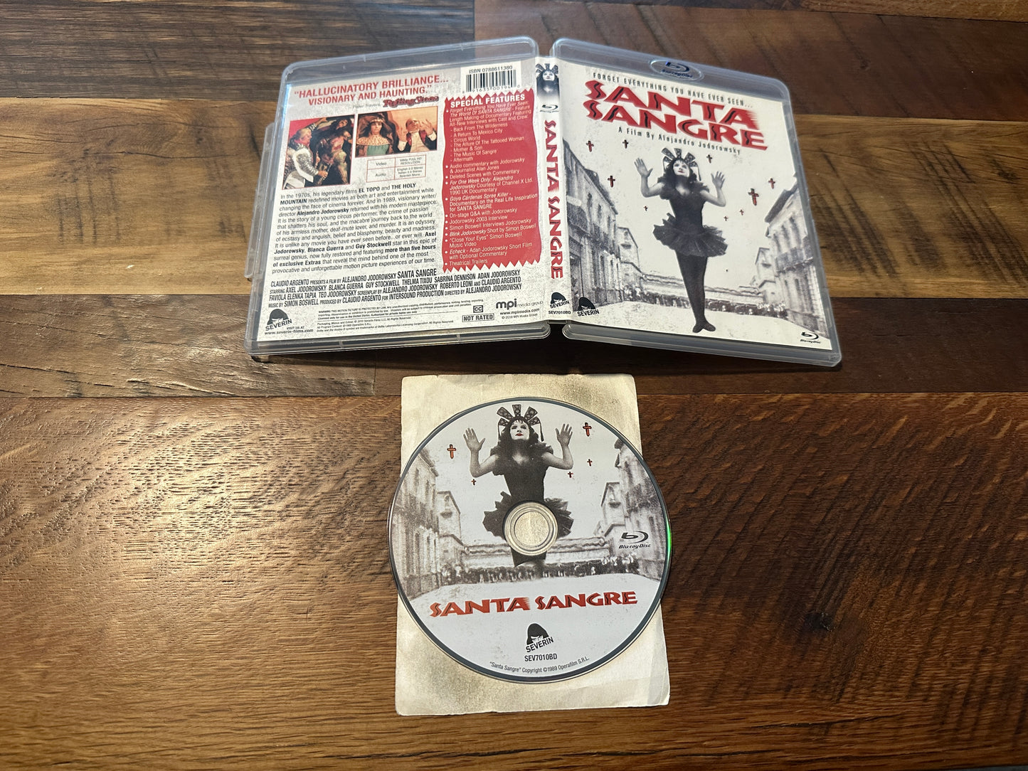 Santa Sangre (Blu ray, Severin Films, Alejandro Jodorowsky Classic)