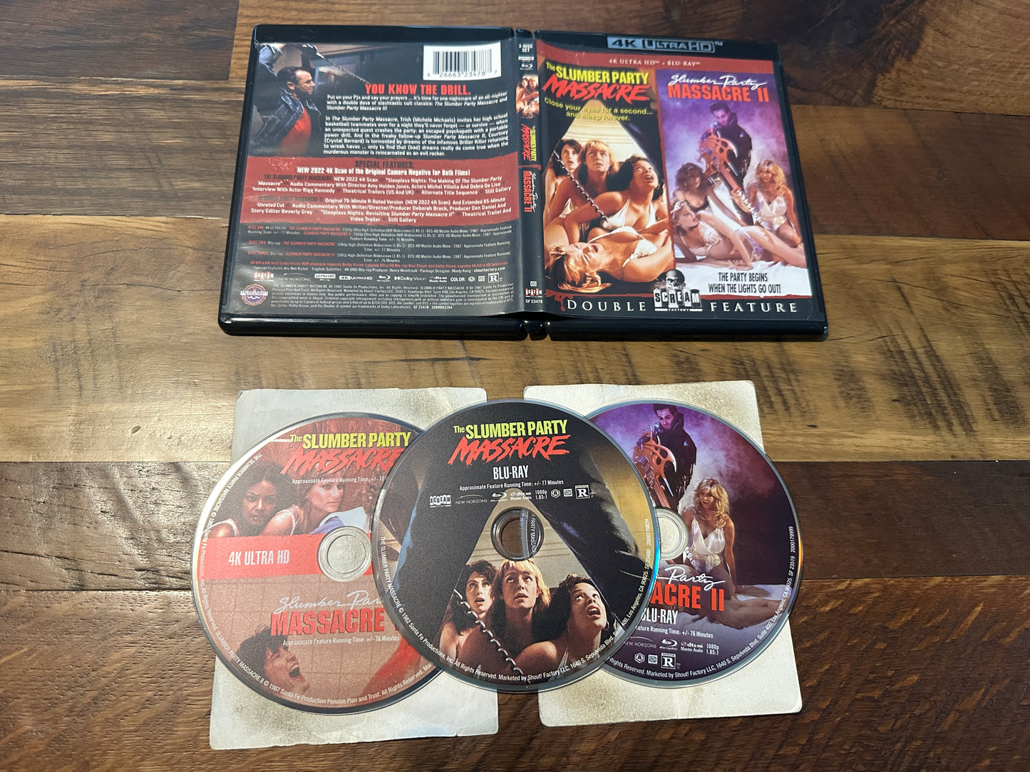 The Slumber Party Massacre 1 & 2 (4K Ultra HD/Blu ray, Scream Factory)