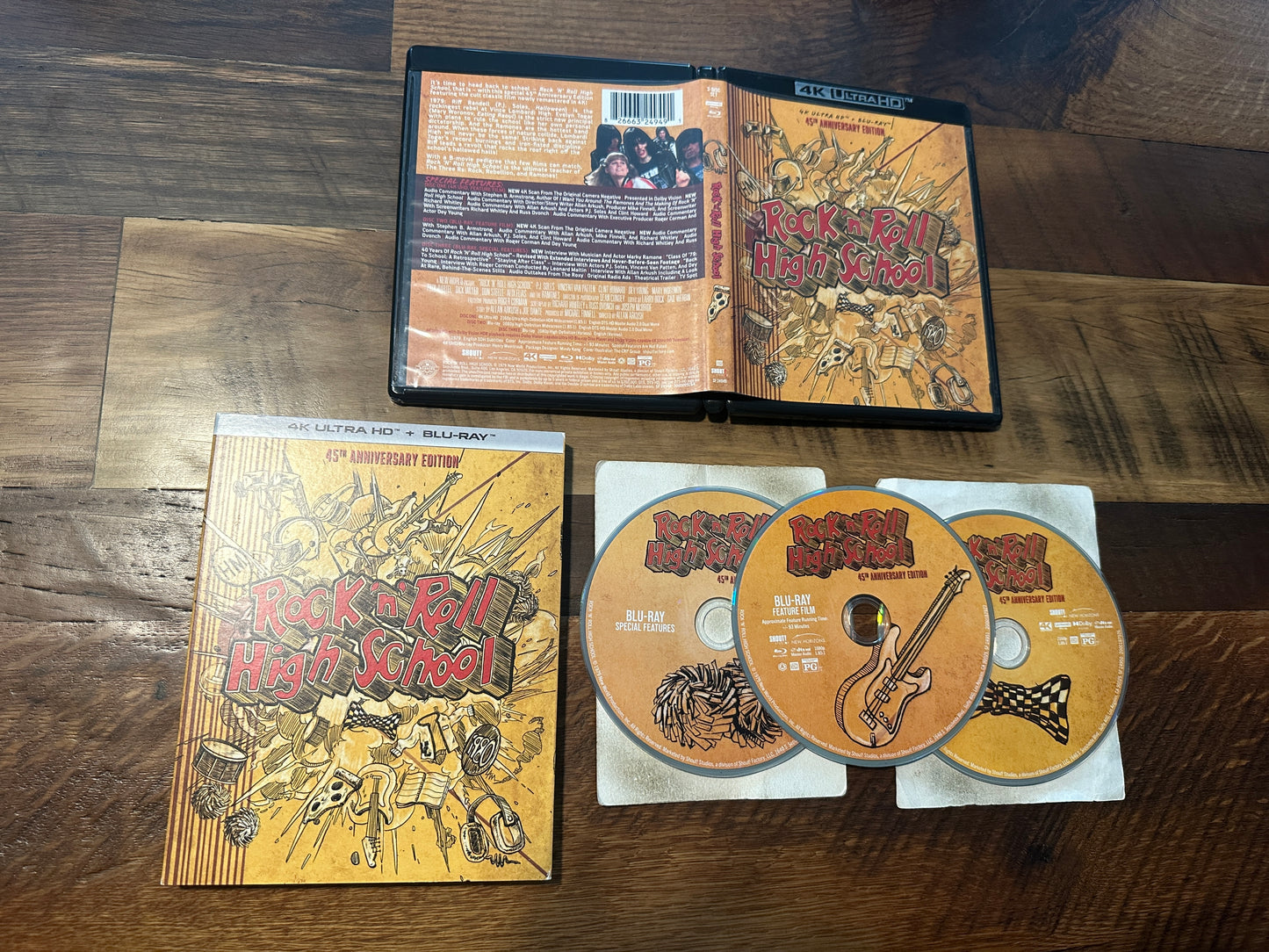 Rock N Roll High School (4K Ultra HD, Shout, Slipcover, 45 Anniversary)