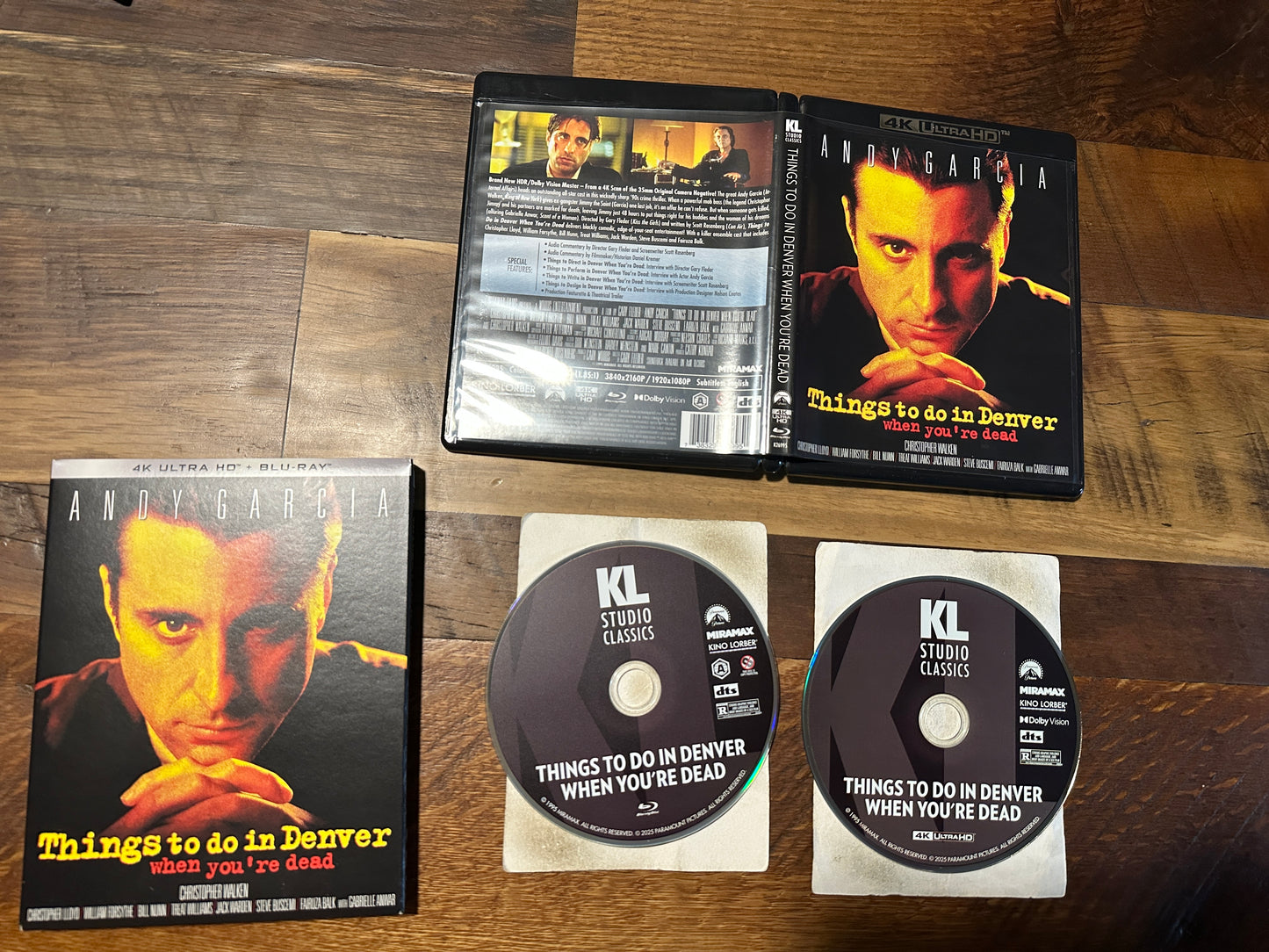 Things To Do In Denver When You’re Dead (4K Ultra HD/Blu ray, Kino Lorber, Slip)