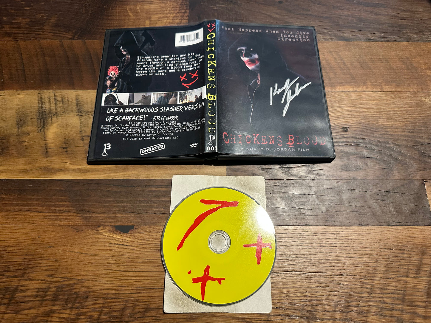 Chickens Blood DVD-Obscure Horror-Rare Signed-
