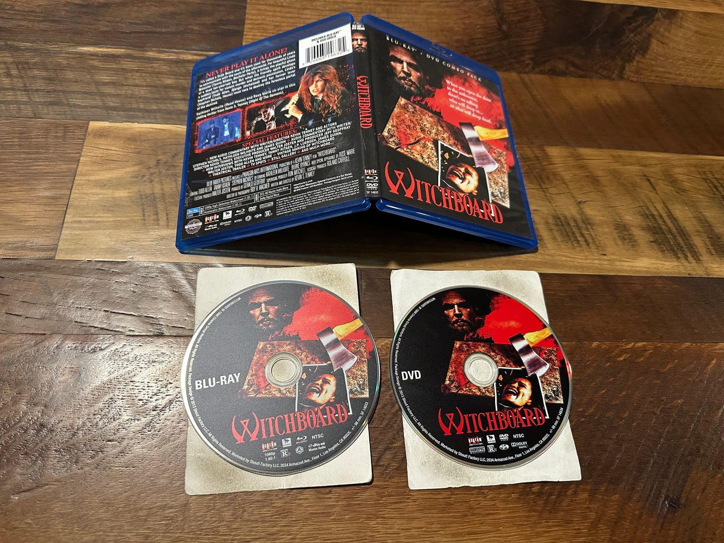 Witchboard (Blu ray/DVD, Scream Factory, 80’s Classic Horror, Widescreen)